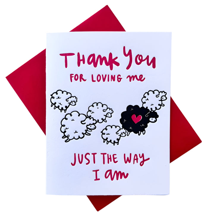 Black Sheep Love Card - Freshie & Zero Studio Shop