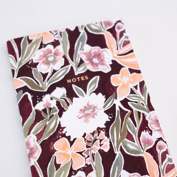 Botanical Floral Notebook - Freshie & Zero Studio Shop