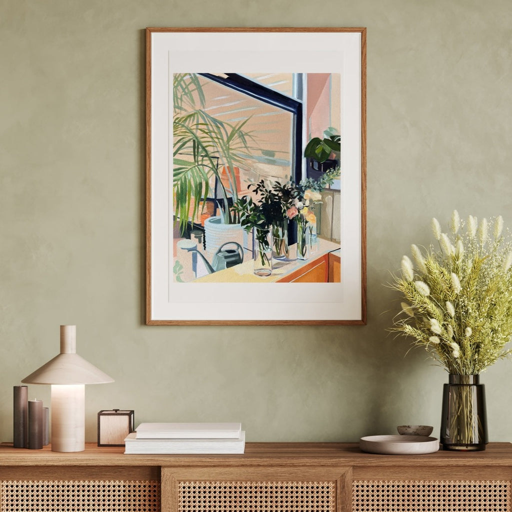 Anissa Riviere 8x10 Signed Art Print: Brooklyn Plant Shop - Freshie & Zero Studio Shop