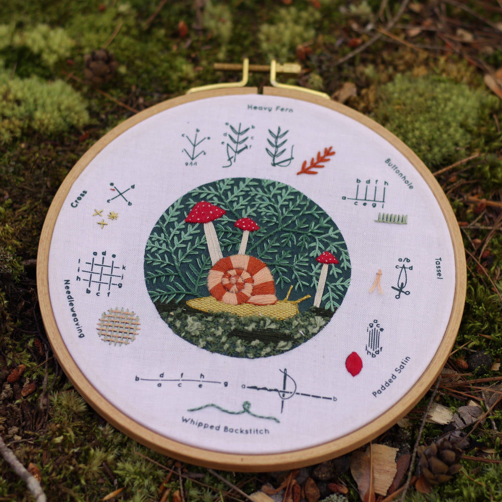 Learn Embroidery, Forest Floor | Beginner - Freshie & Zero Studio Shop