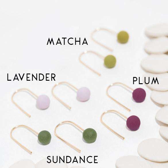 Gold Dainty Dot Earrings | Winter - Freshie & Zero Studio Shop