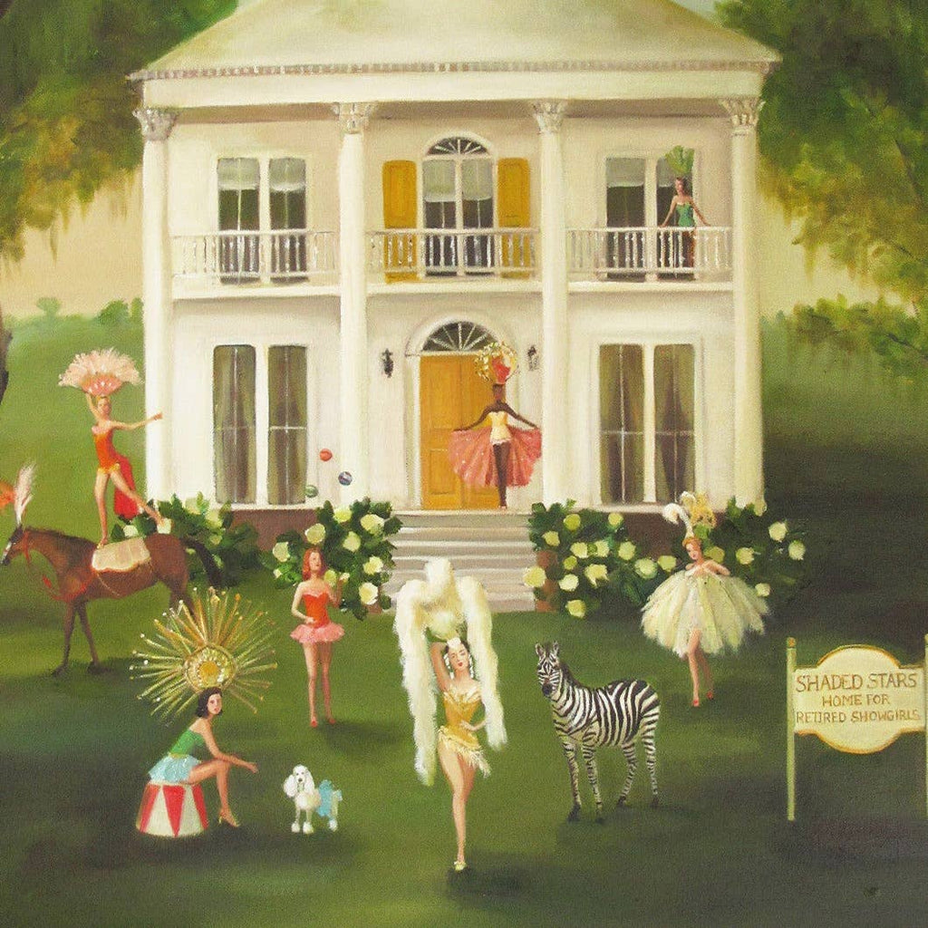 Janet Hill Art Print: Shaded Stars, The Home For Retired Showgirls 8.5"x11" - Freshie & Zero Studio Shop