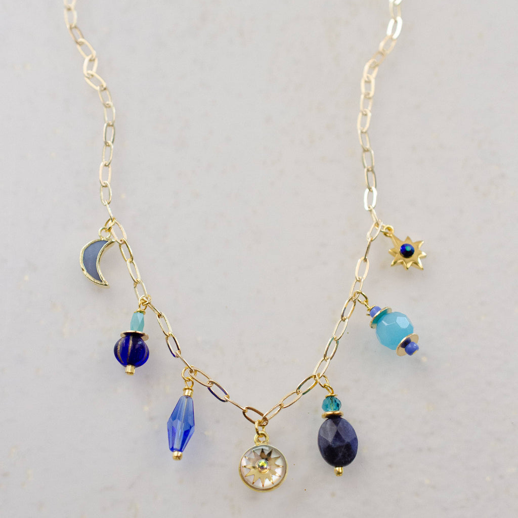 Pearl Zodiac Water Sign Charm Necklace by Jill Makes - Freshie & Zero Studio Shop