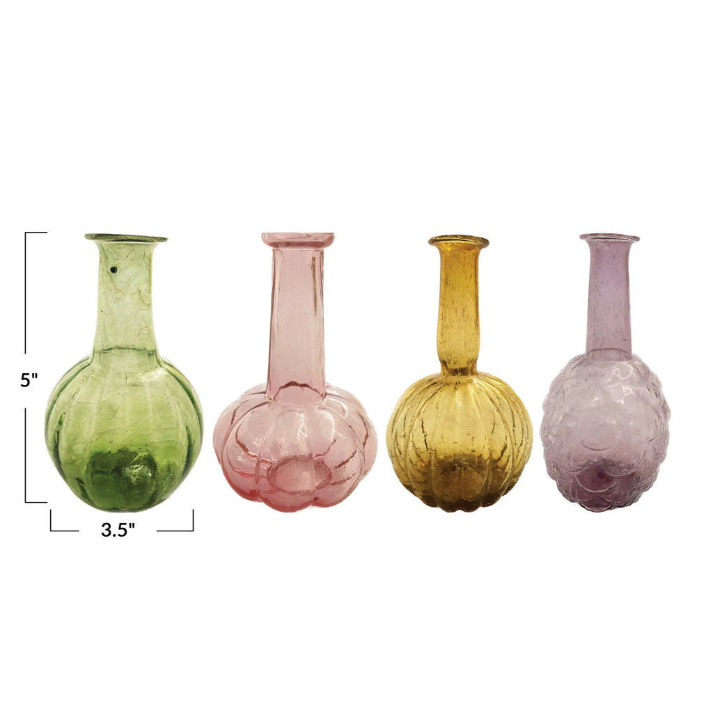 Hand-Blown Recycled Glass Vase - Freshie & Zero Studio Shop