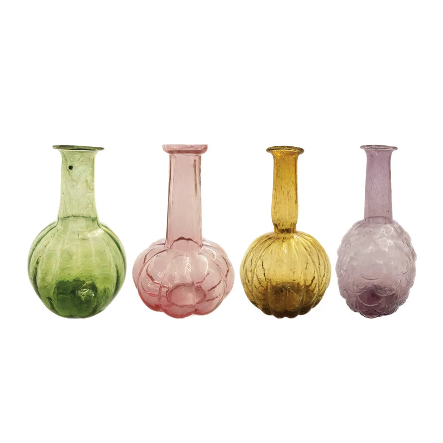 Hand-Blown Recycled Glass Vase - Freshie & Zero Studio Shop