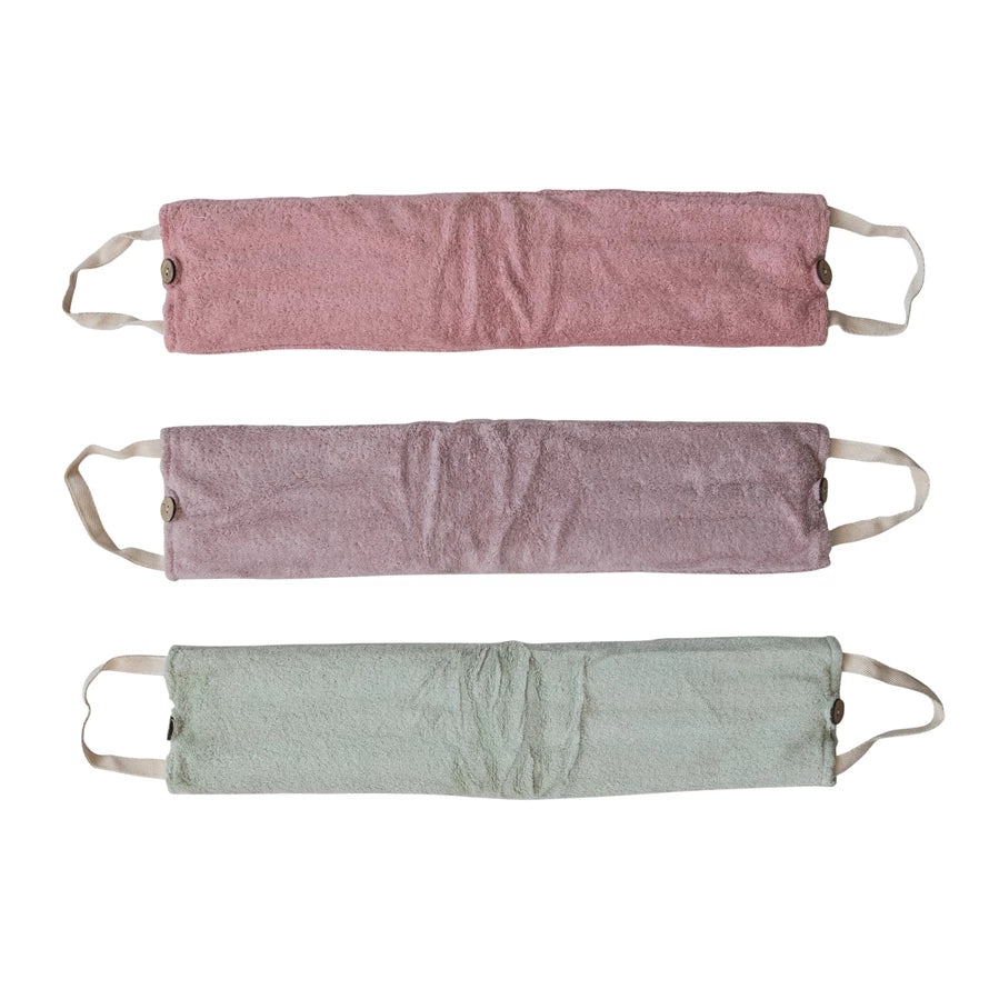 Heated Weighted Neck Wrap - Cotton Terry Cloth - Freshie & Zero Studio Shop