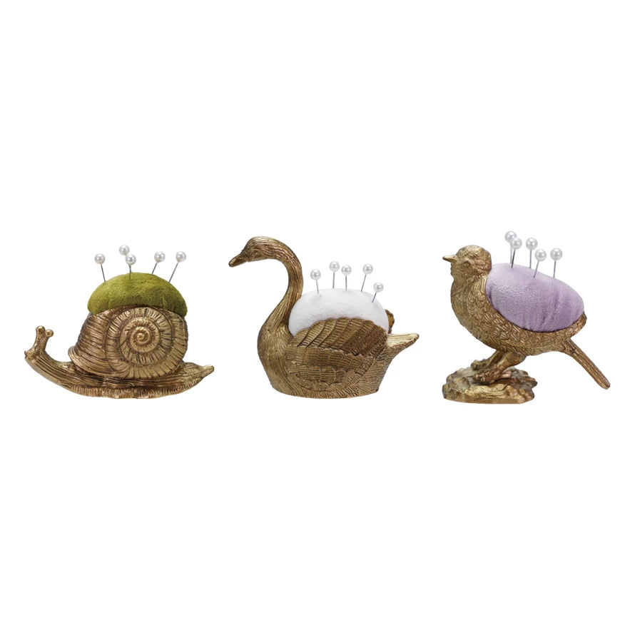 Metallic Animal Pin Cushions - Freshie & Zero Studio Shop