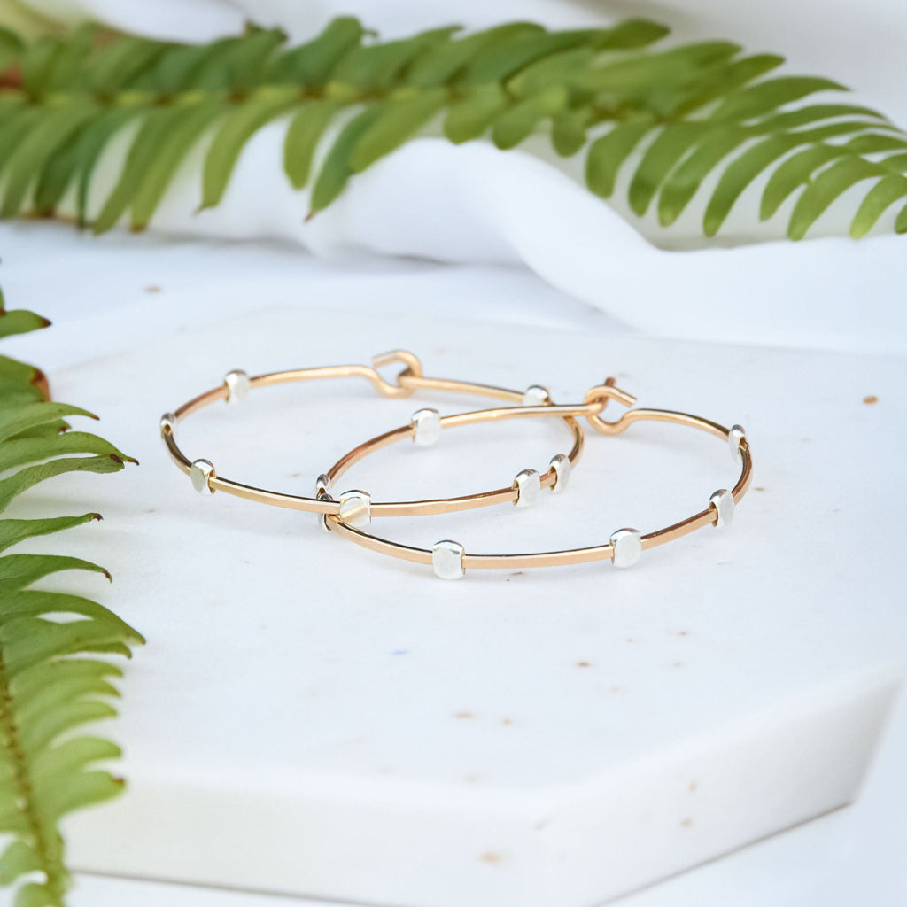 Minimal Cosmos Dotted Hoop - Medium - Freshie & Zero Studio Shop