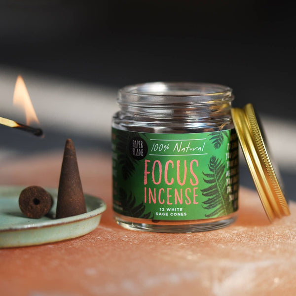 Focus Incense Cones by Paper Plane - Freshie & Zero Studio Shop