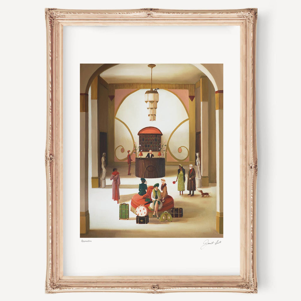 Janet Hill Art Print: Spymasters 11"x13" - Freshie & Zero Studio Shop