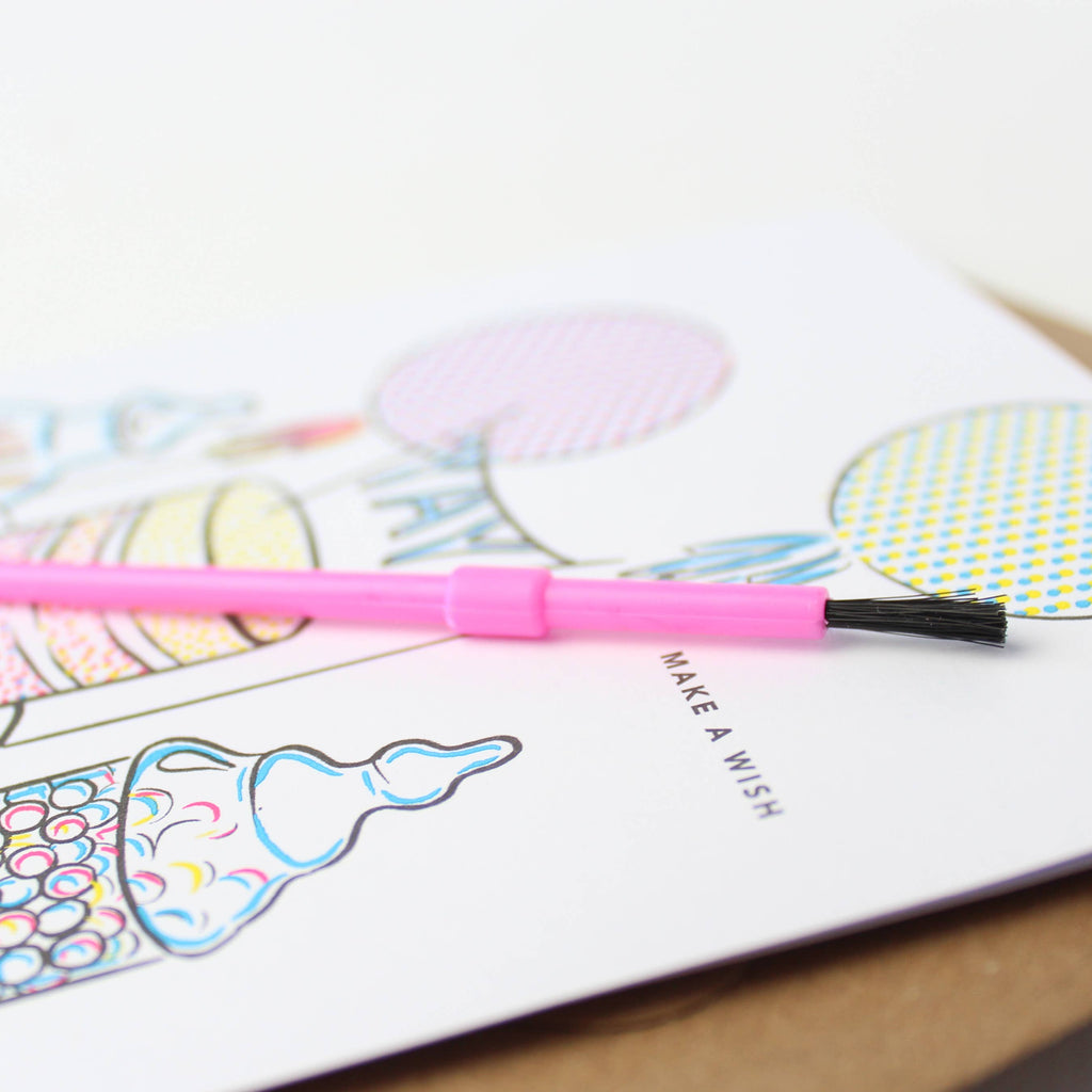 Paint With Water Sweet Table - Birthday Card - Freshie & Zero Studio Shop