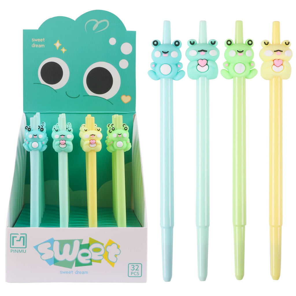 Frog Retractable Gel Pen - Freshie & Zero Studio Shop