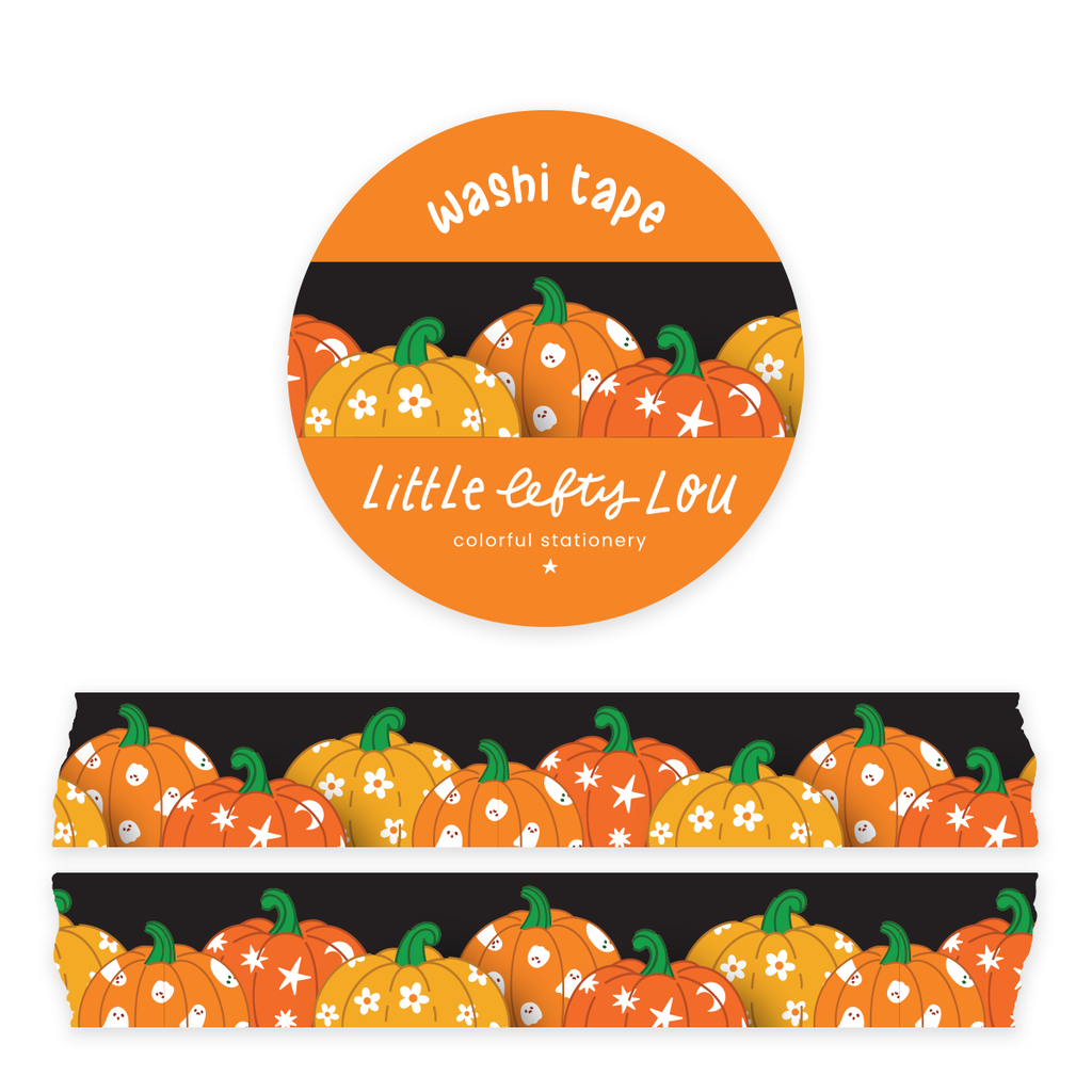 Painted Pumpkins Washi Tape - Freshie & Zero Studio Shop