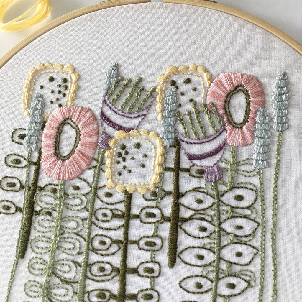 Floral Embroidery Kit - Freshie & Zero Studio Shop