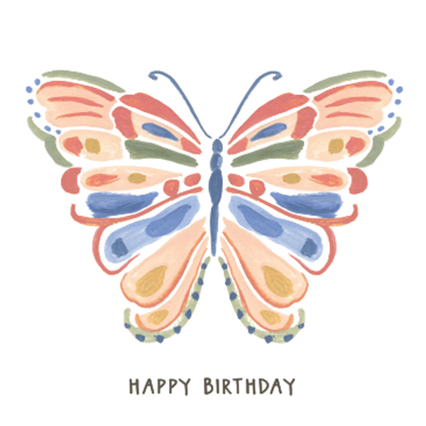 Mini Boxed Set of 8 Butterfly Birthday Cards - Freshie & Zero Studio Shop