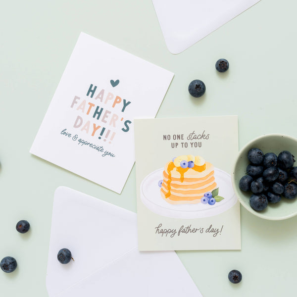 Pancake Stacks | Father's Day Card - Freshie & Zero Studio Shop