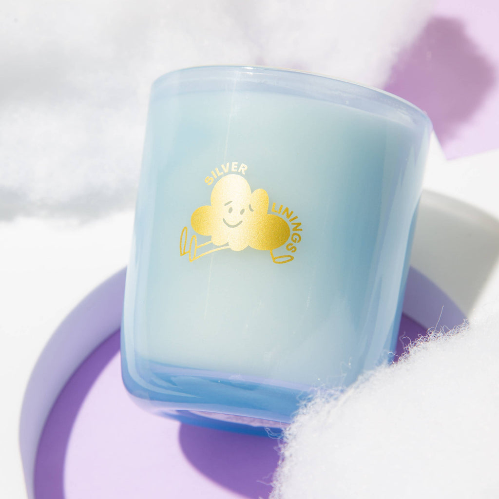 Silver Linings - Palo Santo & Oud Coconut Soy 8oz Candle by Milkjar - Freshie & Zero Studio Shop
