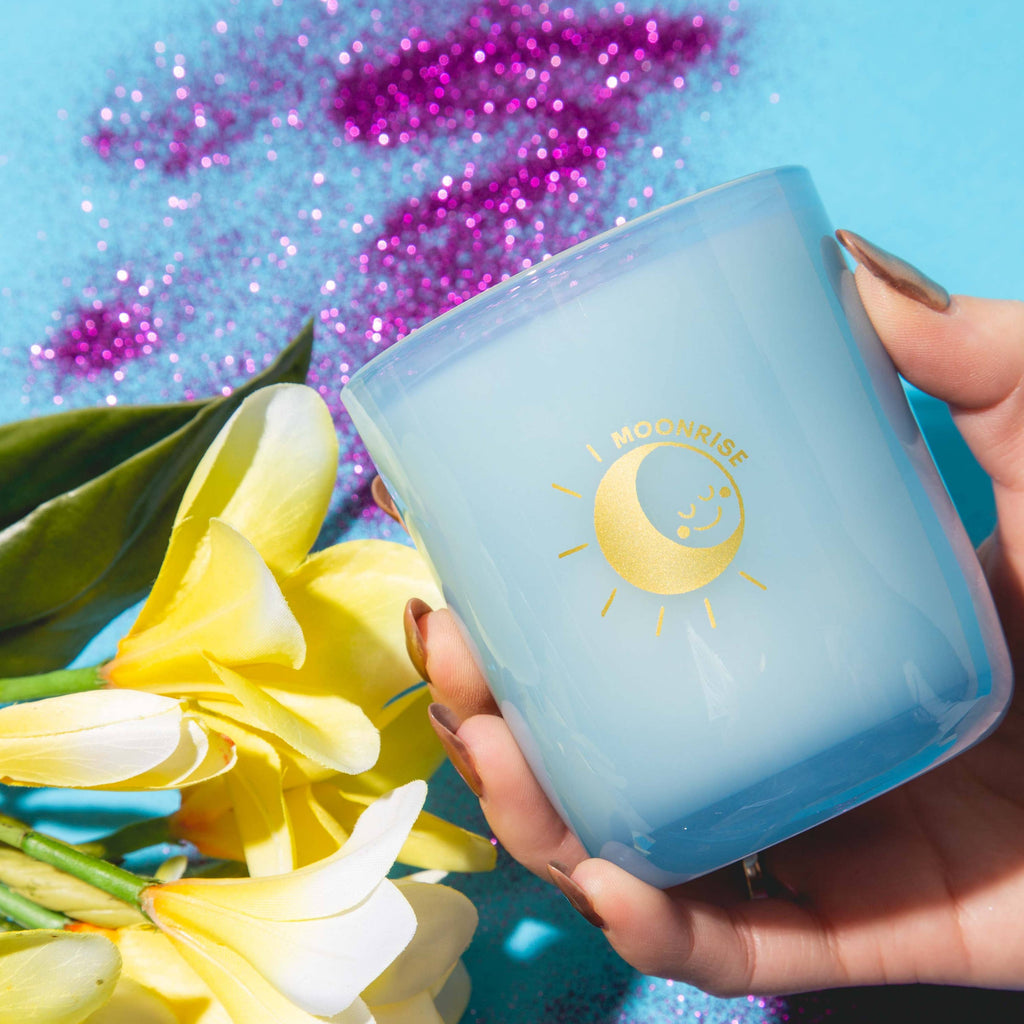 Moonrise - Neroli & Plum Coconut Soy 8oz Candle by Milkjar - Freshie & Zero Studio Shop