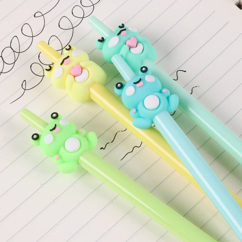Frog Retractable Gel Pen - Freshie & Zero Studio Shop