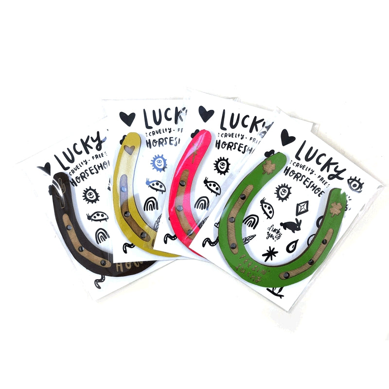 Lucky Wood Horseshoe Wall Decor - Freshie & Zero Studio Shop
