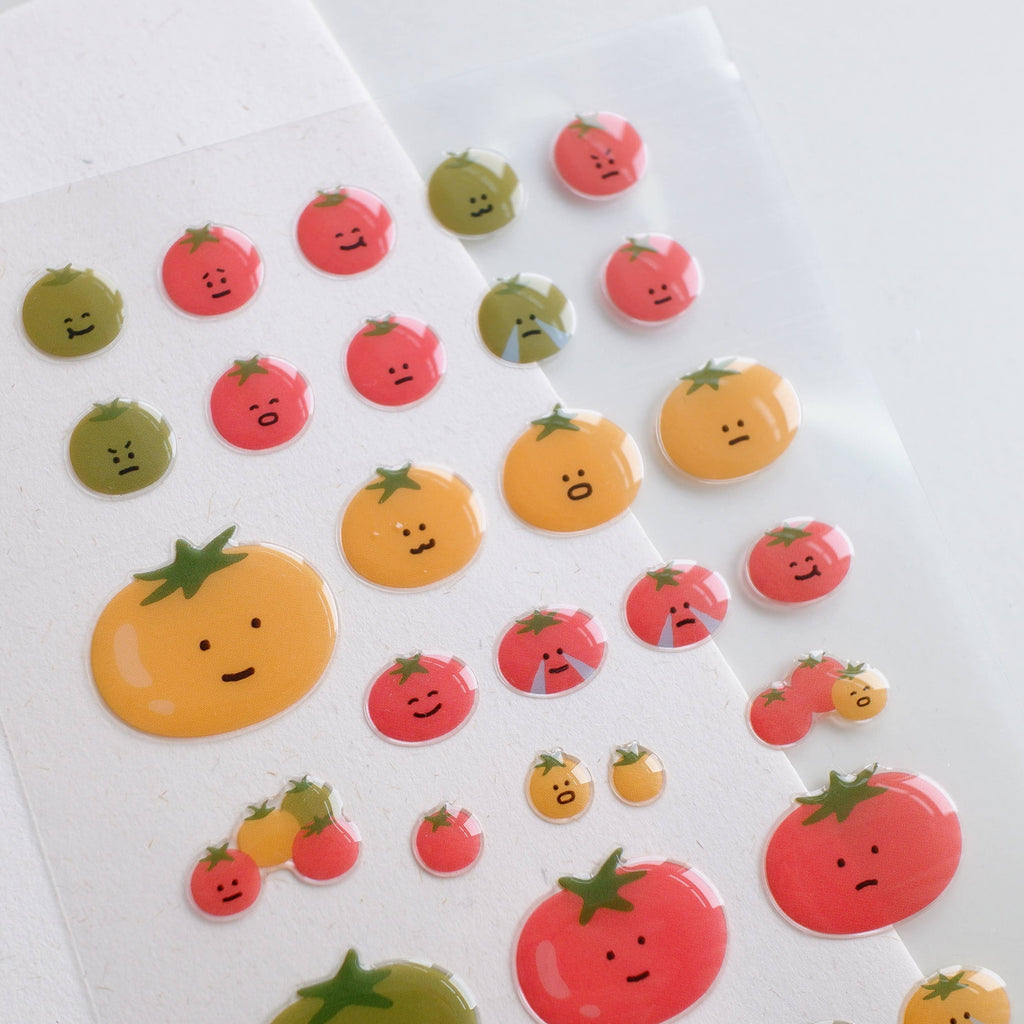 Awesome Tomato Epoxy Stickers - Freshie & Zero Studio Shop