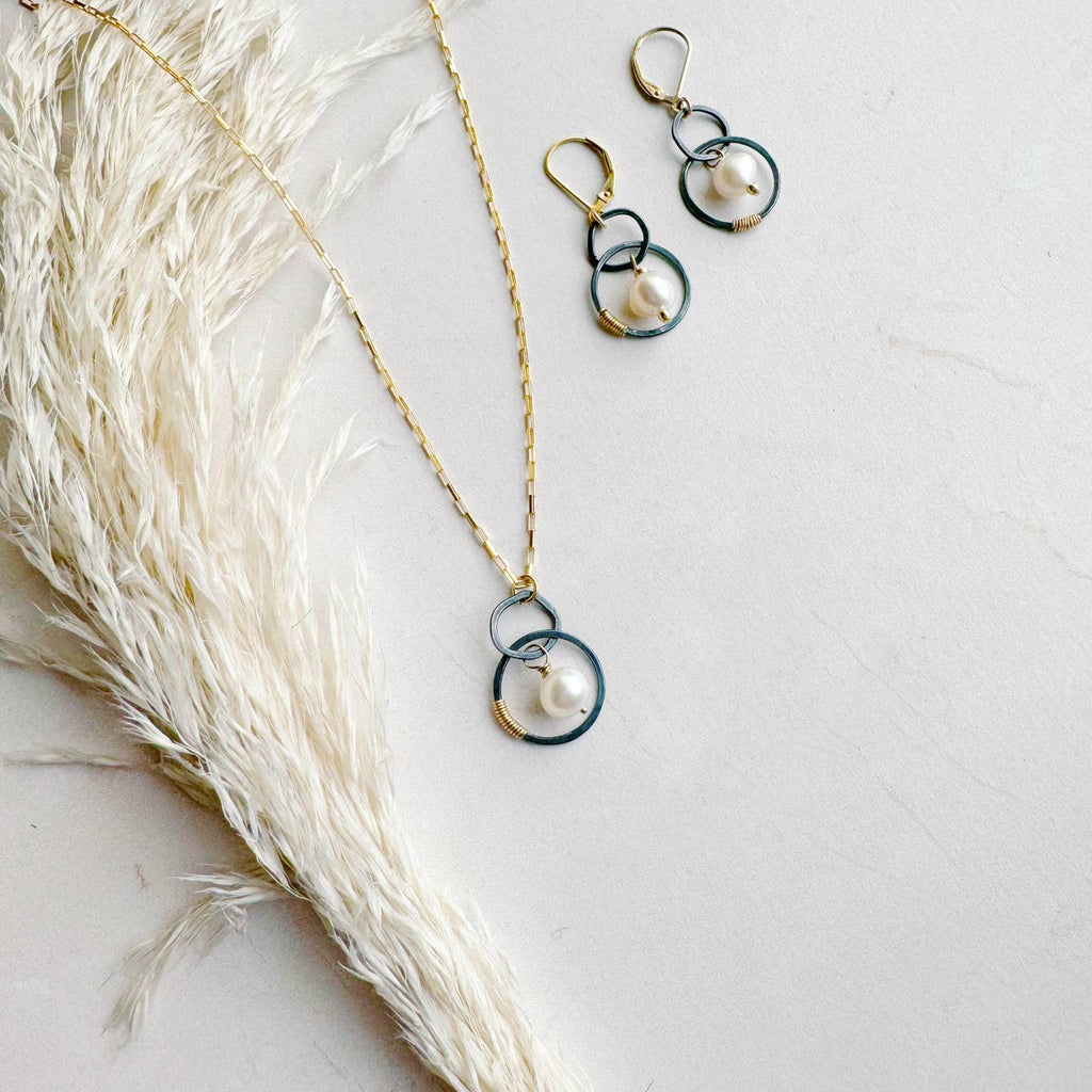 poem earrings - Freshie & Zero Studio Shop