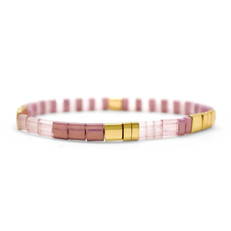 Good Vibes: Morse Code Tila Bracelet - Freshie & Zero Studio Shop