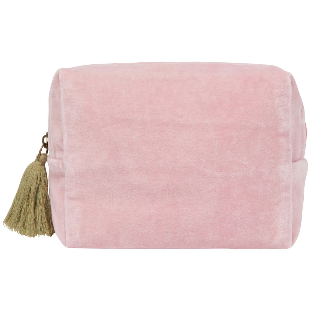 Gardenland Snails Velvet Embroidered Pouch - Freshie & Zero Studio Shop
