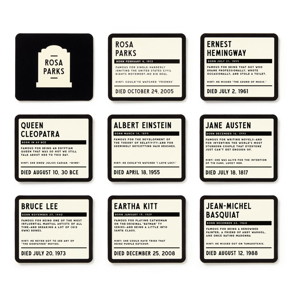 How Dead Are They Trivia Game - Freshie & Zero Studio Shop