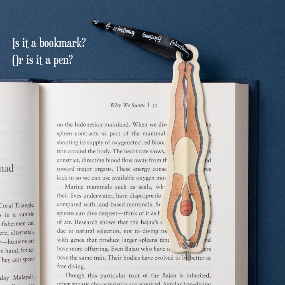 Vintage Ephemera Flat Bookmark Pen - Freshie & Zero Studio Shop