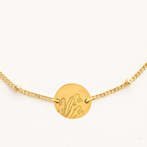Gold Birth Flower Bracelets by Gratinsta - Freshie & Zero Studio Shop