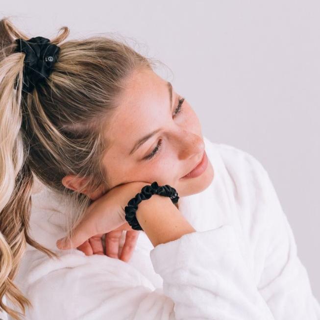 Teleties Small Silk Scrunchies - Set of 3 - Freshie & Zero Studio Shop