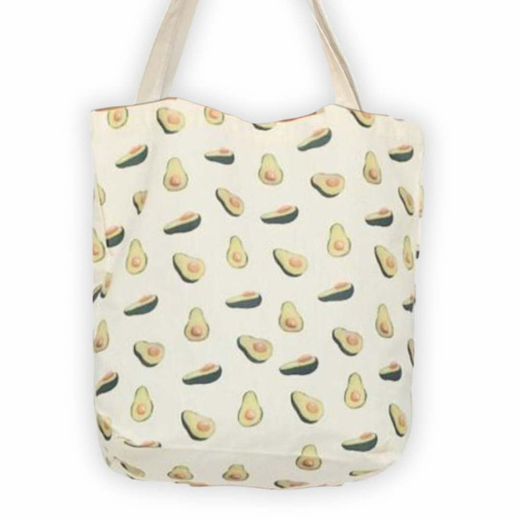 Avocado Canvas Tote Bag - Freshie & Zero Studio Shop