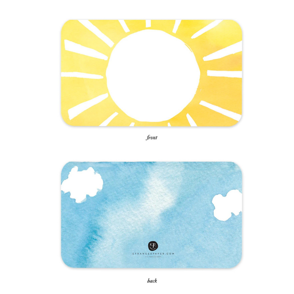 Little Notes Notecards - Sunny Styles - Freshie & Zero Studio Shop