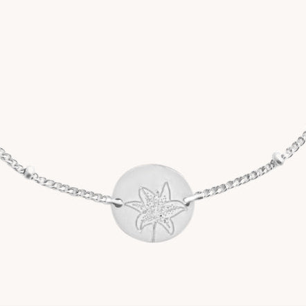 Silver Birth Flower Bracelets by Gratinsta - Freshie & Zero Studio Shop