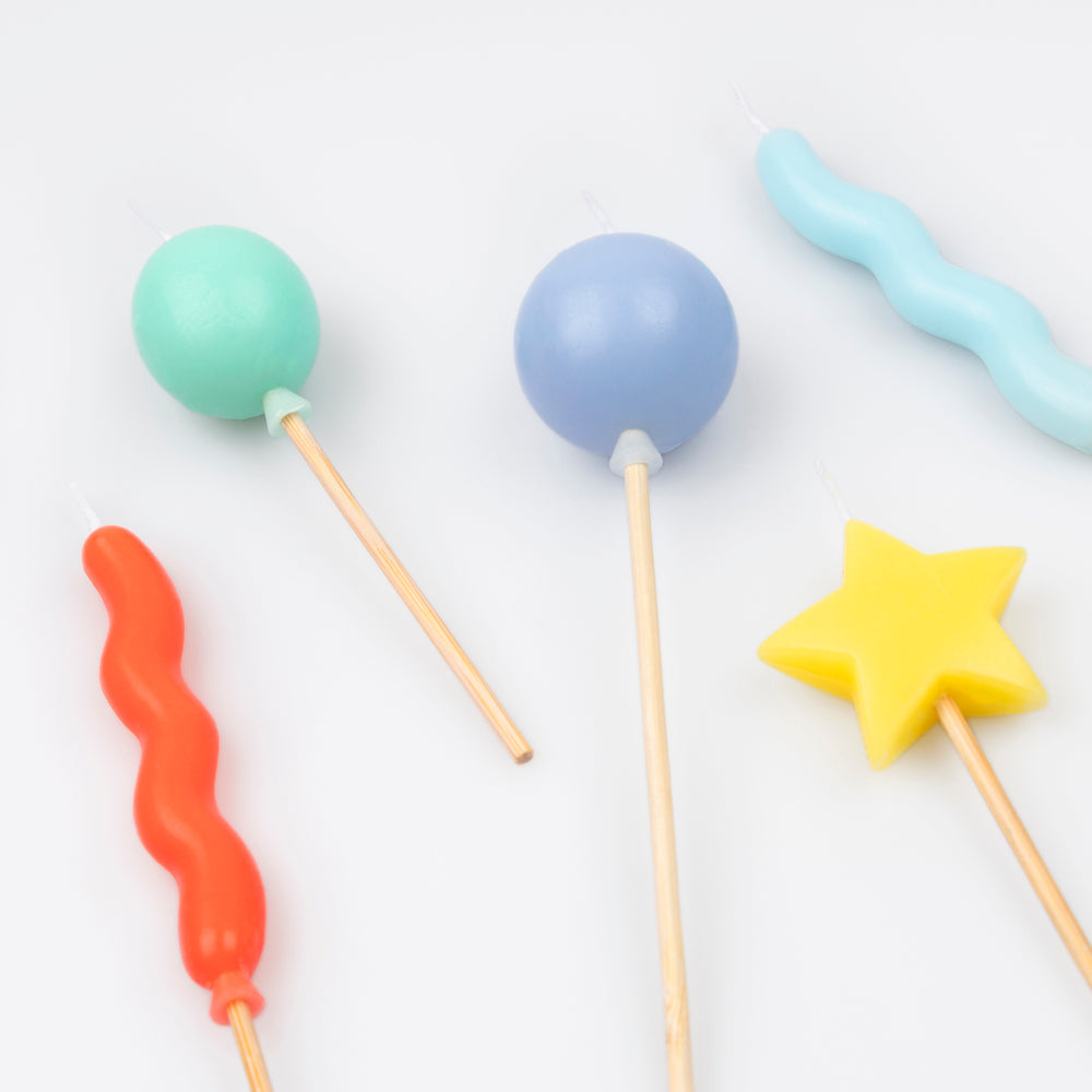 Balloon Birthday Candles - Freshie & Zero Studio Shop