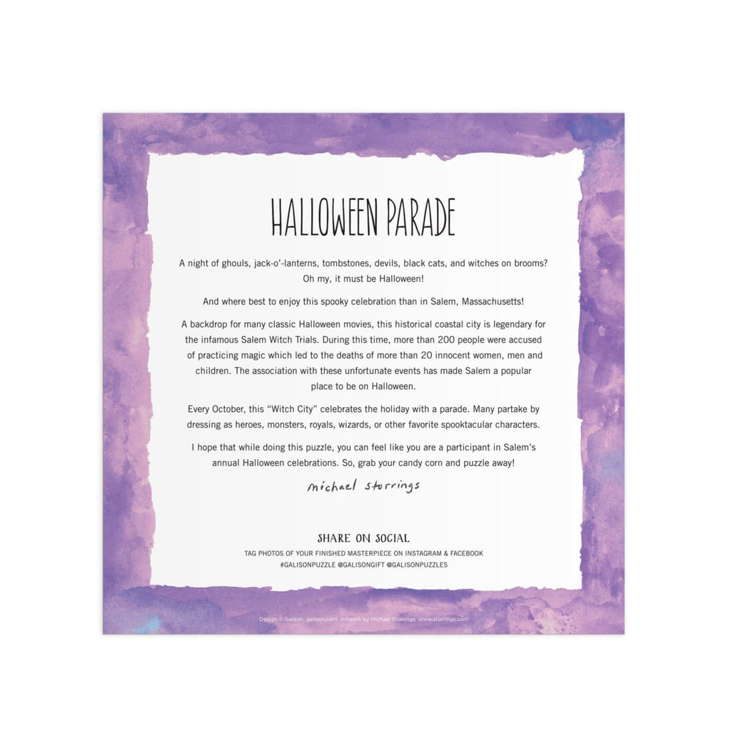 Halloween Parade 500 Piece Puzzle - Freshie & Zero Studio Shop