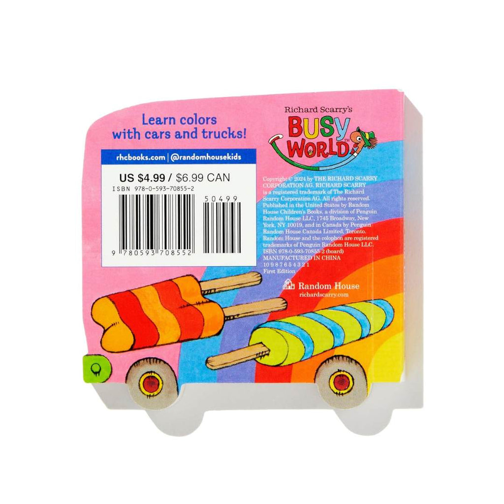 Richard Scarry's Colorful Cars and Trucks Chunky Board Book - Freshie & Zero Studio Shop