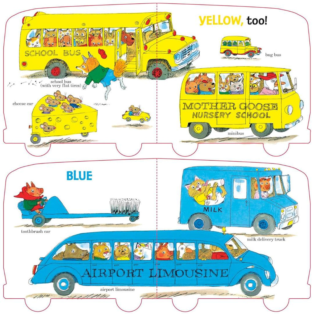 Richard Scarry's Colorful Cars and Trucks Chunky Board Book - Freshie & Zero Studio Shop