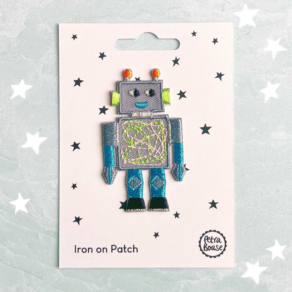 Iron on Patch - Robot - Freshie & Zero Studio Shop