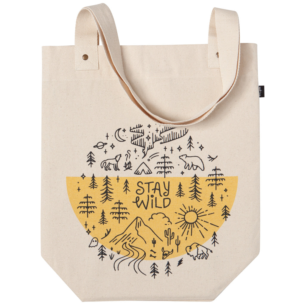Stay Wild - Cotton Tote Bag by Danica - Freshie & Zero Studio Shop