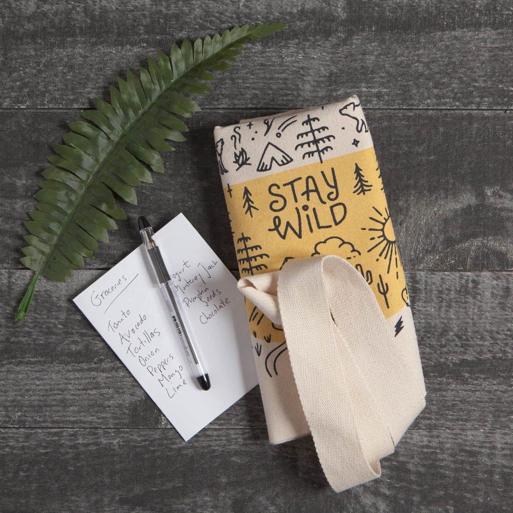 Stay Wild - Cotton Tote Bag by Danica - Freshie & Zero Studio Shop