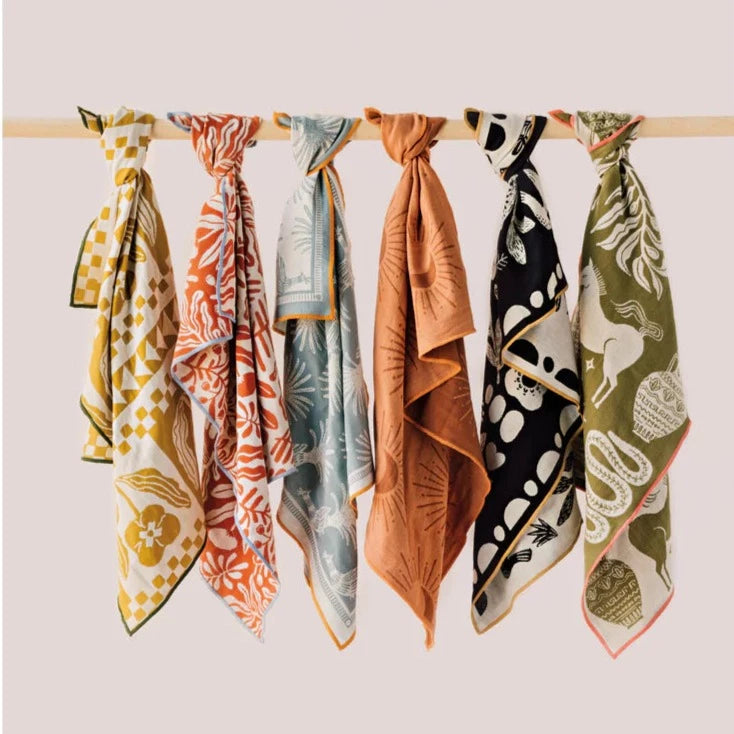 Plume Double Cloth Dishtowel by Danica - Freshie & Zero Studio Shop