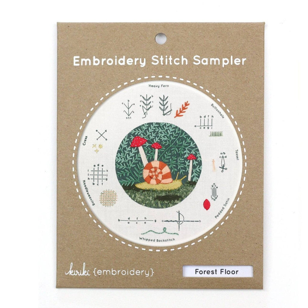 Learn Embroidery, Forest Floor | Beginner - Freshie & Zero Studio Shop