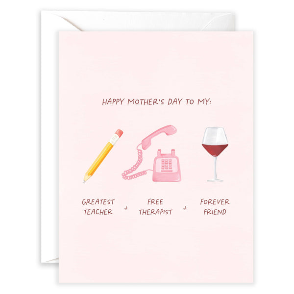 Mom Roles | Mother's Day Greeting Card - Freshie & Zero Studio Shop
