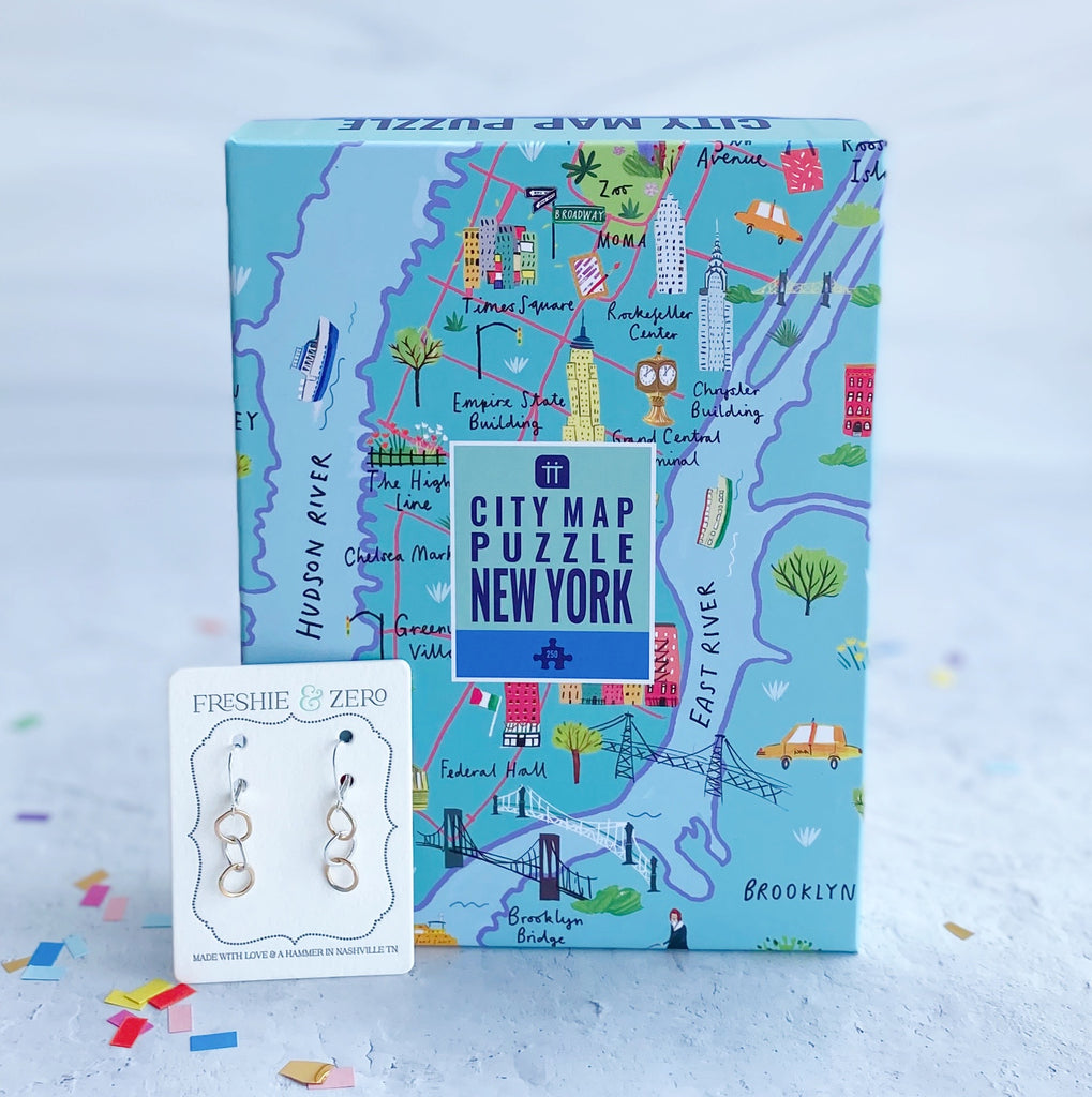 inlet earrings - Freshie & Zero