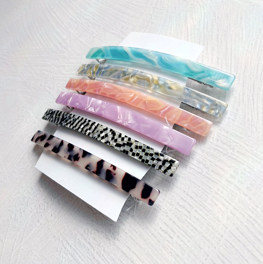 Ultra Thin Curved Barrette - Freshie & Zero Studio Shop