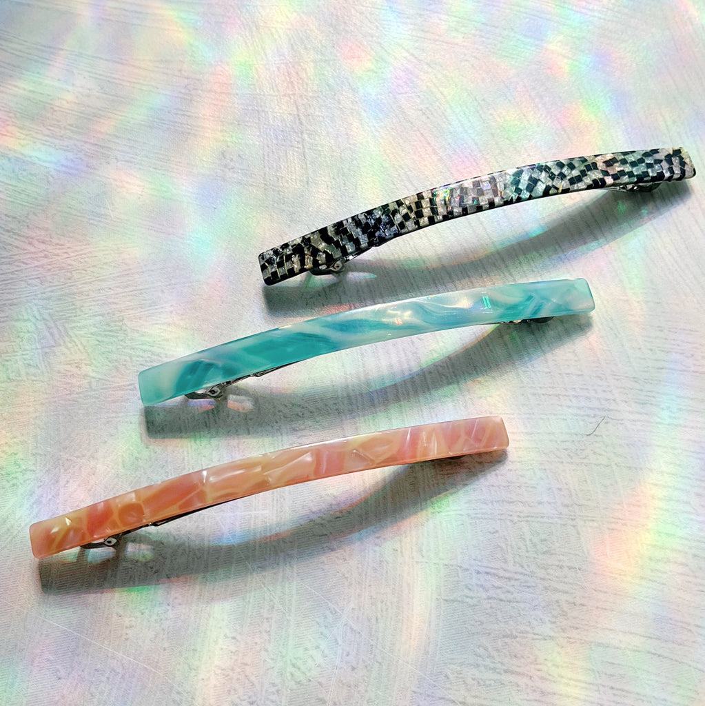 Ultra Thin Curved Barrette - Freshie & Zero Studio Shop