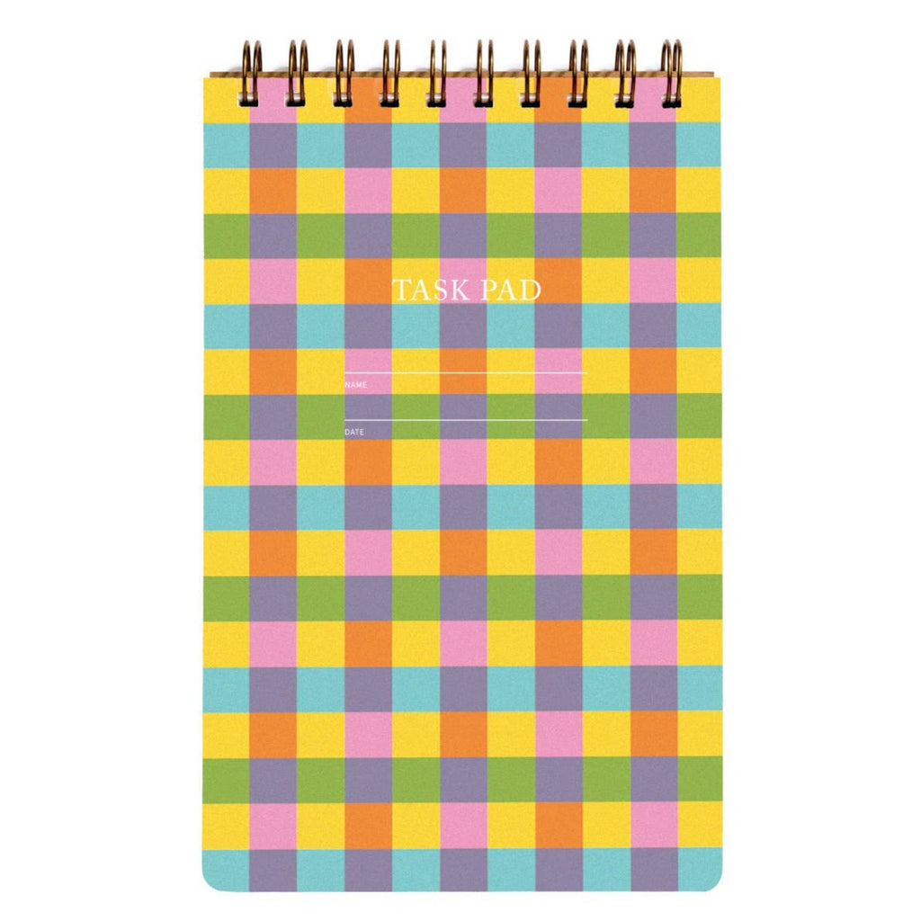 Task Pad Notebook by Shorthand Press: Plaid - Freshie & Zero Studio Shop