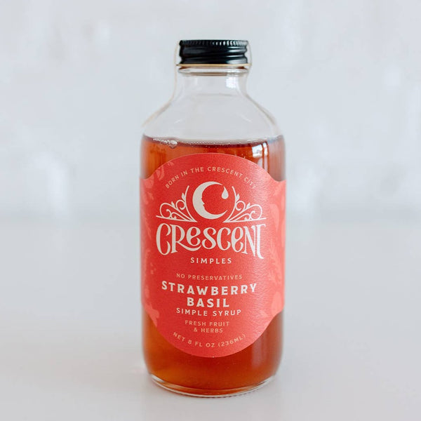 Strawberry Basil Simple Syrup - Freshie & Zero Studio Shop